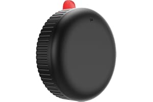 Stouchi Airtag - Supporto impermeabile IPX8, custodia per airtags con adesivo 3M VHB, supporto per etichette pneumatiche in PC, più resistente per biciclette,sci,cassette degli attrezzi,tosaerba-nero