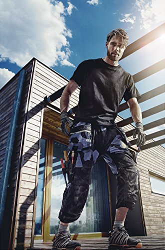 Snickers Workwear 6905 FlexiWork Piratenhose mit Holstertaschen, 1 Stück, 62, schwarz, 69050404062 - 3