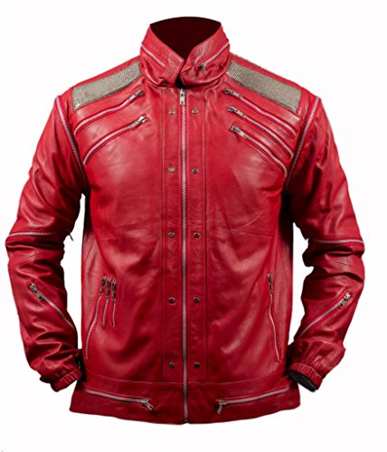 Flesh & Hide F&H Men's Michael Jackson Beat It Jacket M Red