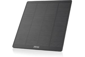 ZEISS Solar-Panel Pro – 5 000 mAh solladdare för djurlivskameror – 12 V/6 V-utgång, IP66 väderbeständig, 5 m kabel, universel