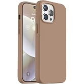 حافظة سيليكون داخلية مخملية متوافقة مع هاتف iPhone 15 Pro Max من Lavderuar &ndash; محمية من الكاميرا، تمتص الصدمات، غطاء ناعم ممتاز