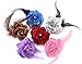 Produktbild BONAMART ® 6 Stück Haarclip Haarklipp Blumen Haarklammer Haarspange Ansteckblume Brosche Feder
