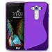 Produktbild LG V10 Hülle, Conie Mobile Ultra Slim Backcover Schutzhülle TPU Silikon Rückschale Cover in Lila
