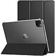 Amazon Basics Smart Trifold Hard Matte Back Flip Stand Case Cover for iPad Pro 4th/3rd/2nd Gen (11 inch) | Support 2nd Gen Apple Pencil Charging (Black)