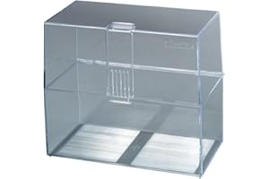 Herlitz 1906023 Boîte à fiches A6 livrée vide (Transparente) (Import Allemagne)