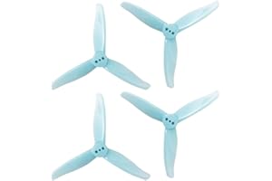 Gemfan 4Pairs 3016 Elica 1,5mm/2mm Foro di montaggio 3-paddle CW CCW per 1108-1303 motore RC Racing Drone Quadricottero (1,5mm Blue)