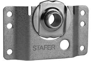 Schellenberg 10251 Muro con Cuscinetto a Sfera Maxi, Montaggio Rullo Ottagonale nel cassonetto per tapparelle avvolgibili, Grigio, Ø 42 mm