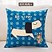 Produktbild PANGDUDU Cartoon Kissenbezug Sofakissen Kern Büro Mittagspause Kissen Bett Rückenlehne Kissen Lendenkissen Auto Taillenauflage, 45Cm (Kissen Mit Kern), Freizeithund