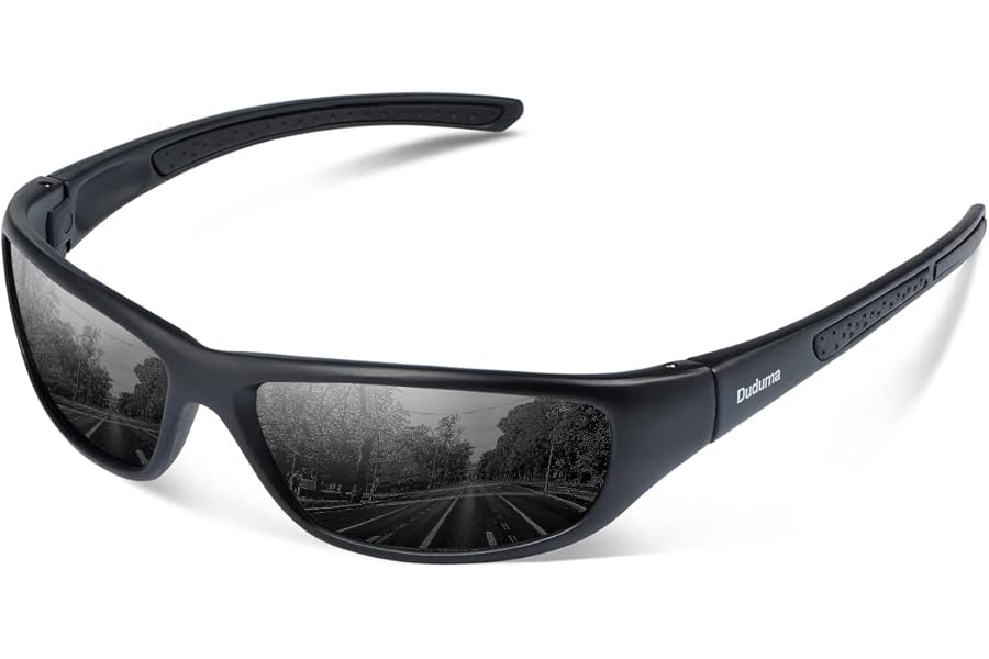 Duduma Sports Polarized Sunglasses for Men Women Running Driving Fishing Cycling Golf Sun Glasses UV Protection 8116