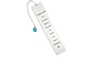 Mgood Segnalibro In Metallo Con Ciondolo Regalo Amica Segnalibro Particolare Regalo Di Natale Laurea Donna Amica Compleanno Adatto a Donne Ragazze Studenti Lettori Insegnanti