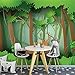 Price comparison product image Custom Any Size 3D Mural Nordic Cartoon Forest Deer 3D Wallpaper Modern Wall Covering Living Room Background Photo Wall Mural,150×105cm