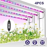 🔨🔨 【Fácil de instalar】 Este conjunto de flores para horticultura puede conectarse en 2 + 2 o 4 piezas en serie según sea necesario. No es necesario fabricar varios tornillos que se unieron durante la instalación. En lugar de esta cinta adhesiva de doble cara de alta resistencia se utiliza para pegar directamente el tubo en el estante sin temor a caerse. Además, estamos equipados con 3 extensiones para satisfacer las necesidades de diferentes lugares. La instalación es más conveniente.
