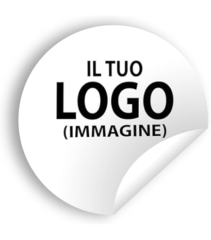 Etichette Adesive Rotonde Personalizzate Con Logo - Stampa - Foto 8