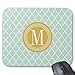 Produktbild Mint Moroccan Tiles Lattice Personalized Mouse Pad