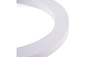 CRAFTDADY raftdady Lot de 120 bandes de papier pour paperolles - 530 x 10 mm - Blanc