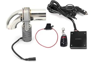 Qiilu Valvola di scarico elettrica Valvola di scarico del silenziatore Valvola del tubo in acciaio inossidabile con telecomando