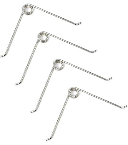 4-Pack V-Shape Long Reach Pruner Replacement Springs - 3-5/8 Inch Manganese Steel