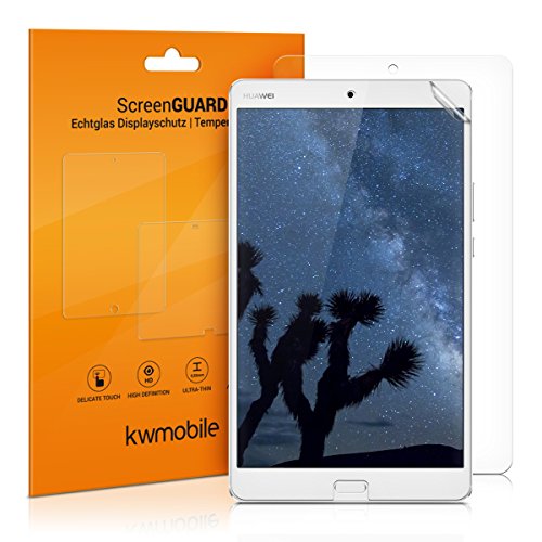 2x kwmobile Folie für Huawei MediaPad M3 8.4 - klare Tablet Displayschutzfolie Crystal Clear Displayschutz kristallklar Displayfolie Schutzfolie