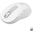 Logitech Signature M650 L Mouse wireless - Per mani grandi, Durata Batteria 2 anni, Clic Silenziosi, Tasti Personalizzabili, 
