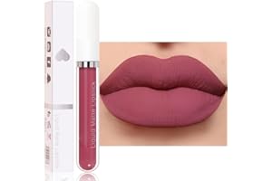 Rossetto Lunga Durata,Lucoss Rossetto Liquido Nudo Matte Opaco Lucidalabbra Rosso Rossetti Liquidi