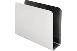 OLYMPIA NISBETS CL337 - Servilletero cuadrado (acero inoxidable, 120 x 150 x 40 mm)