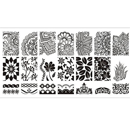 Born Pretty Nail Art Stamp Template Image Plate Various Arabesque Pattern