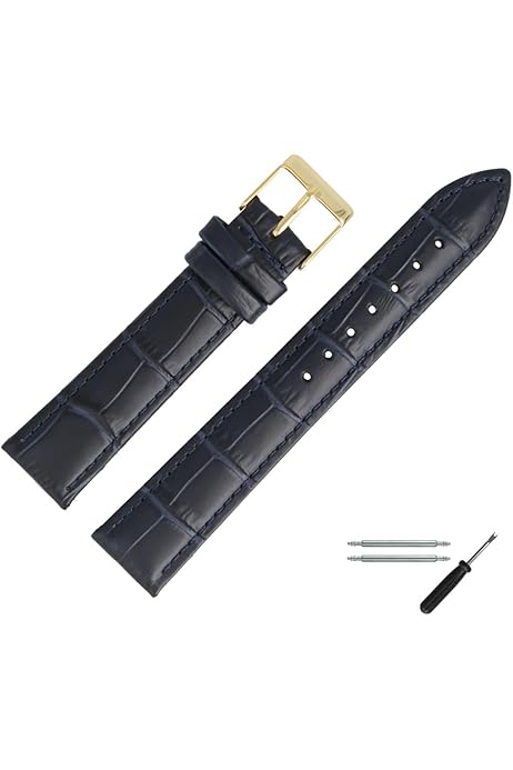Hugo Boss Uhrenarmband 22mm Leder Braun - 659302689 : Amazon.de 