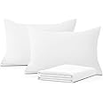 Moonlight Bedding Pillow Cases 2 Pack – White Pillowcases Envelope Closure Super Soft Brushed Microfiber Standard House Wife Pillow Covers, (50 X 75 CM)