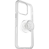 OtterBox iPhone 14 Pro Max Otter+Pop Kılıfı, Darbeye Dayanıklı, D&uuml;şmeye Dayanıklı, PopSockets PopGrip'li Koruyucu Kılıf, Aske