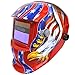 Produktbild Leopard USA Adler Solar Schweißhelm Automatik + Austauschbare Batterie, Großes Sichtfeld DIN9-13, Automatisches Abdunkeln, Schweißhelm Automatisch für MMA,MAG,MIG, TIG,Saw,PAW,PAC, RSW