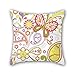 Produktbild Pillo Flower Kissen 50,8 x 50,8 cm/50 von 50 cm Geschenk oder Decor für Partner, Home Office, Kinder Mädchen, Erwachsene, Lover, Bar – zweimal Seiten