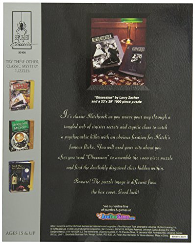 University Games - 1,000 Pieces Jigsaw Puzzle - Mystery Puzzle : Hitchcock