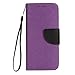 Produktbild Samsung Galaxy S8 Hülle, Chreey [Einfach Elegant] PU Lederhülle Magnetische Flip Case Brieftasche Handytasche Matt Schutzhülle mit Standfunktion Kartenfächer [Lila]