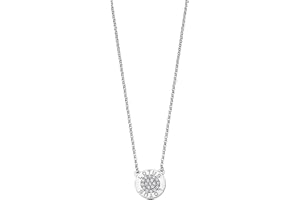 Lotus Silver – Pendentif en argent rhodié avec zircons – LP1252-1/1