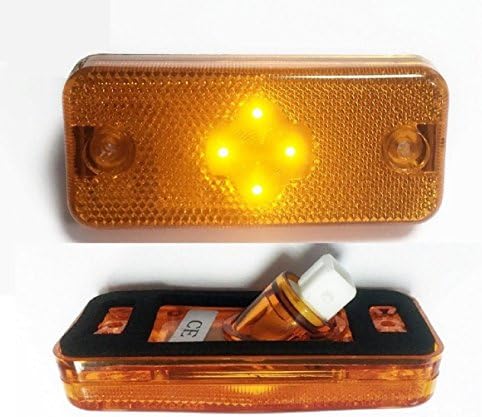 2x LED Orange indicator side marker lights lamps for FE2, FM2, Ducato 2006>, Boxer, RELAY 2006>, Midlum, Premium, Kerax, Magnum