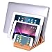 Produktbild iCozzier 6 Slots ladestation Ladeständer Ladedock aus Bambus multifunctionelle Organizer  für kleine Laptops, iPhone 6 6S 6Plus, iPad Mini 3 4, Samsung Galaxy S5 S6, Chrome Books, Smartphones & Tablets
