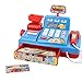 Produktbild FORNORM Kassen Spielzeug mit Scanner, Simulierte Supermarkt Kassen Playsets mit Taschenrechner und Kreditkarte für Kinder ab 3 Jahren, Blau