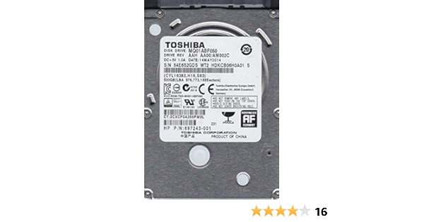 Amazon In Buy Toshiba Mq01abf050 Aa00 Am002c Hdkcb06h0a01 S Toshiba 500gb Sata 2 5 Hard Drive Online At Low Prices In India Toshiba Reviews Ratings
