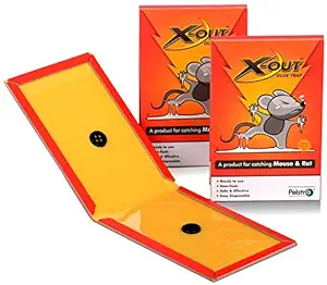 Pelstra X-Out Rat Glue Trap, Small - Pack of 4 Units