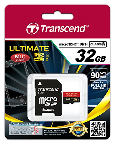 Transcend Ultimate microSDHC 32GB Class 10 UHS-I (Lesen: 90MB/s, Schreiben: 60MB/s) - 4