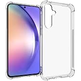 KZY İletişim Samsung Galaxy A55 ile Uyumlu Kapak Şeffaf Airbag Antishock K&ouml;şe Korumalı Silikon Kılıf