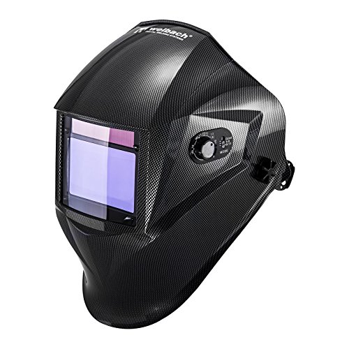 Stamos Germany - Schweißhelm Carbonic – PROFESSIONAL SERIES - 100 x 65 mm - Lichtschutz DIN 4 - 8 oder DIN 9 - 13