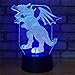 Produktbild LED Touch-Taste USB 7 Farbwechsel 3D Dinosaurier Knochen Modell Kinderspielzeug Nachtlicht Tischlampe Schlafzimmer Beleuchtung Dekoration Geschenk Augenschutz Modus ## 9