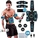 Produktbild Geternal EMS Bauchmuskeltrainer, EMS Elektrische Muskelstimulation USB-wiederaufladbarer tragbarer Fettverbrennung EMS Trainingsgerä Bauch- / Arm- / Bein-Fitness-Trainings-Gang für Männer und Frauen