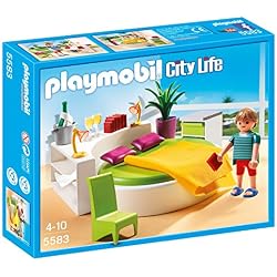 Playmobil - 5583 - Jeu De Construction - Chambre Avec Lit Rond