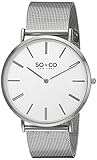 SO&CO New York Madison Herren-Armbanduhr Analog Quarz Edelstahl - 5102.2