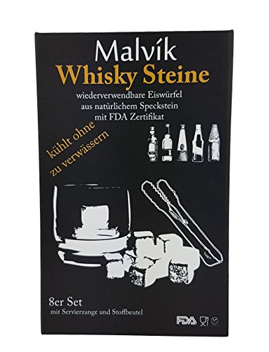 Malvk Whisky Steine Geschenkset 8er Set Khlwrfel Aus Natrlichem Speckstein Mit Zange Und Stoffbeutel Wiederverwendbare Eiswrfel Whiskey Khlsteine Zubehr Ice Cubes Whisky Geschenke Malvk Whisky Steine Geschenkset 8er Set Khlwrfel Aus Natrlichem Speckstein Mit Zange Und Stoffbeutel Wiederverwendbare Eiswrfel Whiskey Khlsteine Zubehr Ice Cubes Whisky Geschenke