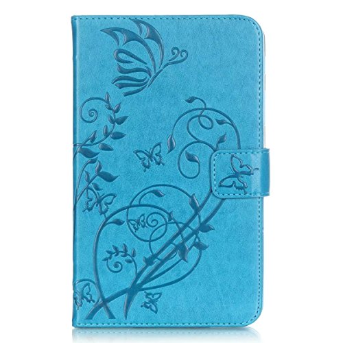Skytar Samsung Tab A6 7 Zoll Case,Hülle für Galaxy Tab A 7.0 - [Schmetterlings-Reihe] PU Leder Cover Case Stand Schutzhülle Flip Etui Tasche für Samsung Galaxy Tab A 7.0 Zoll (2016) SM-T280N / T285N Tablet Hülle Schutzhülle