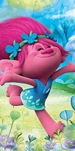 Dreamworks Trolls BADETUCH "Poppy" 70x140 cm Strandtuch