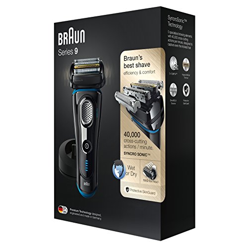 Braun Series 9 Elektrischer Rasierer 9240s, mit Ladestation und Reise-Etui, schwarz - 6